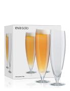 Store Ølglas 6Pak Home Tableware Glass Beer Glass Nude Eva Solo
