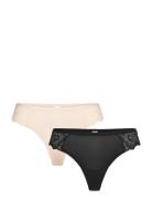 Brief Thong Reg Blenda Co W La G-streng Undertøj Black Lindex