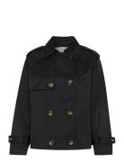 Miramw Short Trenchcoat Trenchcoat Frakke Black My Essential Wardrobe