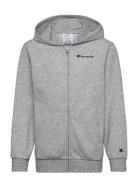 Full Zip Hoodie Sweatshirt Tops Sweatshirts & Hoodies Hoodies Grey Cha...