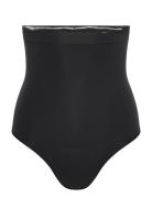 High-Waisted Thong Lingerie Shapewear Bottoms Black Spanx