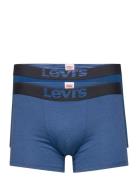 Levis Men Opt Ill Boxer Brief Org Co 2P Boxershorts Blue Levi's®