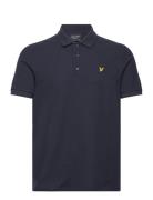 Milano Polo Shirt Tops Polos Short-sleeved Navy Lyle & Scott