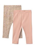 2 Leggings Jules Bottoms Leggings Pink Wheat