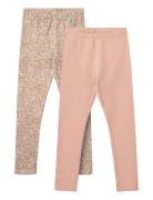 2 Leggings Jules Bottoms Leggings Pink Wheat