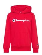 Hooded Sweatshirt Sport Sweatshirts & Hoodies Hoodies Red Champion