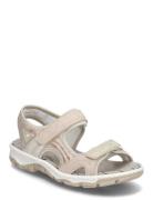 68866-40 Flade Sandaler Beige Rieker