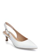 Ibon_Nto Shoes Sling Backs Heeled Slingbacks White UNISA