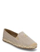 Chambray Espadrille Espadrillos Flade Sandal Beige Tommy Hilfiger