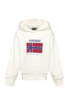 K B-Sella H Tops Sweatshirts & Hoodies Hoodies White Napapijri