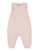 Overall Twill Y/D Bottoms Dungarees Pink Minymo