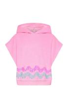 Sleeveless Sweatshirt Home Bath Time Bath Poncho Pink Billieblush