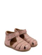 Starters™ Scallop Velcro Sandal Shoes Summer Shoes Sandals Pink Pom Po...