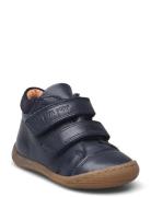 Starters™ Velcro Shoes Pre-walkers - Beginner Shoes  Navy Pom Pom