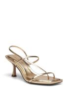 Locke Heeled Sandal Sandal Med Hæl Gold Steve Madden