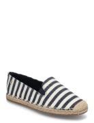 Nautical Stripe Espadrille Espadrillos Flade Sandal Black Tommy Hilfig...