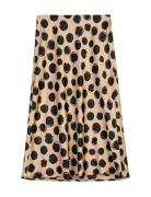 Viscose Midi Skirt, Simplilong Skirts Knee-length & Midi Skirts Beige ...