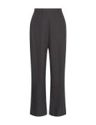 Mschpennie Ginia Hw Pants Bottoms Trousers Linen Trousers Black MSCH C...