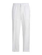 Jpstkarl Lawrence Linen Chino Sn Bottoms Trousers Linen Trousers White...