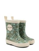 Gumboots™ Aop Shoes Rubberboots High Rubberboots Green Pom Pom