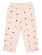 Twill Heart Pants Bottoms Trousers Pink Copenhagen Colors