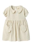 Nbffolly Ss Loose Body Dress Lil Bodies Short-sleeved Beige Lil'Atelie...