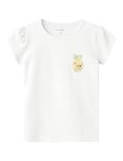 Nmffedorar Ss Top Box Tops T-Kortærmet Skjorte White Name It