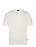 Panelled Neoprene T-Shirt Tops T-Kortærmet Skjorte White Lyle & Scott