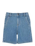 Organic Wide Leg Denim Shorts Bottoms Shorts Blue Copenhagen Colors