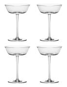 Champagne Coupe Grace Set/4 Home Tableware Glass Champagne Glass Nude ...