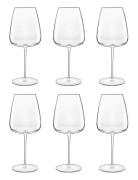 Rødvinsglas Merlot I Meravigliosi 6 Stk. Home Tableware Glass Wine Gla...