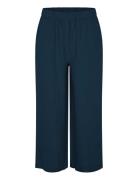 Parini Bottoms Trousers Linen Trousers Navy Masai