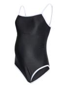 Mlblair Contrast Hc Swimsuit Badedragt Badetøj Black Mamalicious