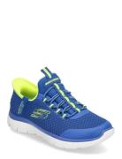 Boys Summits High Range Low-top Sneakers Blue Skechers