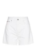 Mom Short Bottoms Shorts Denim Shorts White Calvin Klein Jeans