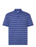 Striped Ss Polo Tops Polos Short-sleeved Blue GANT