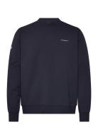 Hs Essential Crew Designers Sweatshirts & Hoodies Sweatshirts Navy Hac...