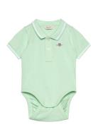 Contrast Tp Pique Body Bodies Short-sleeved Green GANT