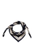 Silk Twill Scarf 65X65 Accessories Scarves Lightweight Scarves Navy Ma...