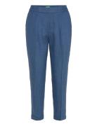 Trousers Bottoms Trousers Linen Trousers Blue United Colors Of Benetto...