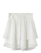 Nkffedolina Skirt Dresses & Skirts Skirts Short Skirts White Name It