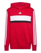 J 3S Tib Fl Hd Sport Sweatshirts & Hoodies Hoodies Red Adidas Sportswe...