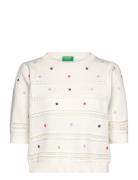 Sweater Tops Knitwear Jumpers White United Colors Of Benetton
