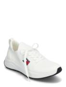 Tjm Runner Kntitted Sneakers Sko White Tommy Hilfiger