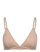 Triangle Lingerie Bras & Tops Soft Bras Bralette Beige Tommy Hilfiger