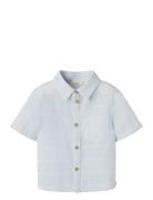 Nmmfrido Ss Loose Shirt Lil Tops Shirts Short-sleeved Shirts Blue Lil'...