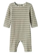 Nbmfredo Ls Uv Suit Lil Badedragt Badetøj Green Lil'Atelier