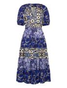 Cells Long Lacroix Dresses Summer Dresses Purple Desigual