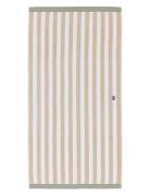 Block Striped Towel Moonbeam/White/Vintage Green Home Textiles Bathroo...