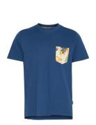 Bhjem Tee Tops T-Kortærmet Skjorte Blue Blend
